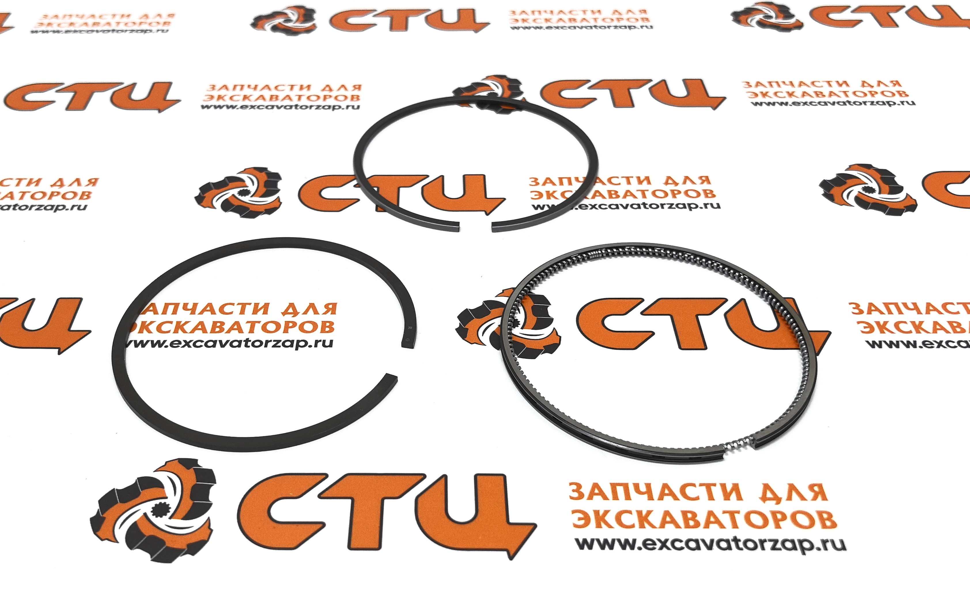 Кольца поршневые XJAF-01114 двигателя экскаватора Hyundai R160LC-7, R170W-7, R170W-9S, R180LC-7, R180LC9S, R180W-9S