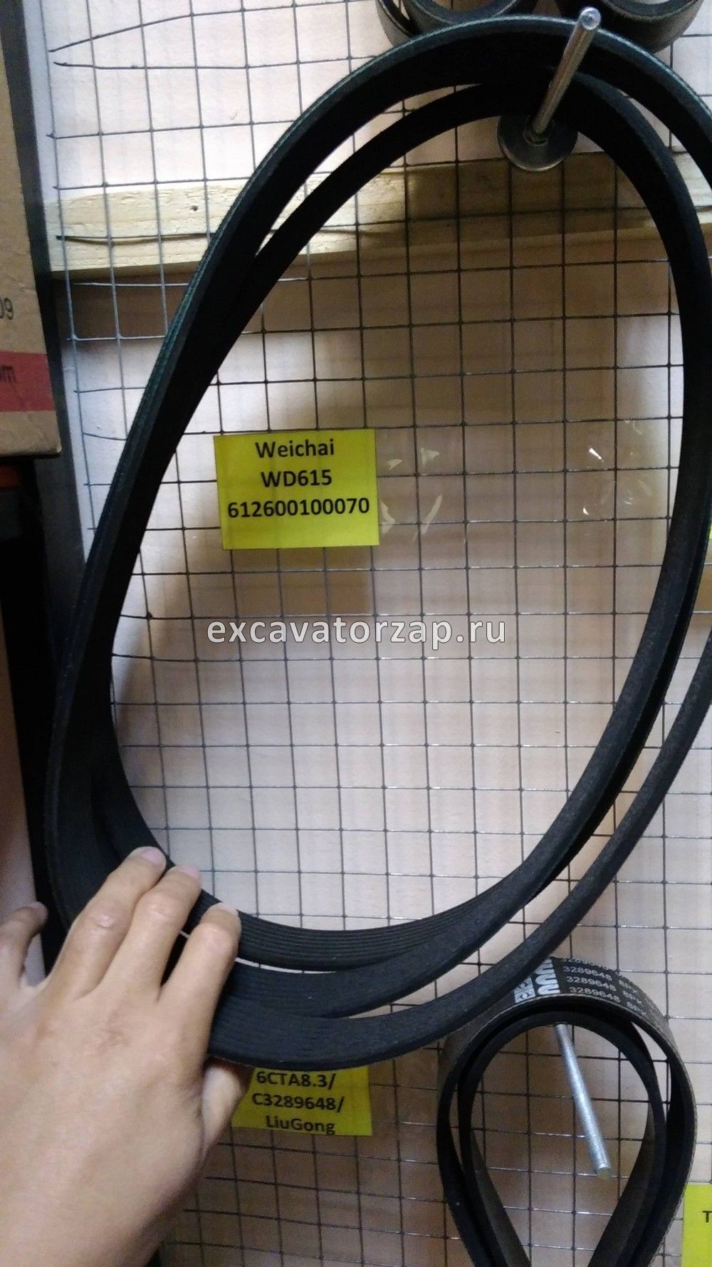 Ремень привода 612600100070 двигателя Weichai WD615