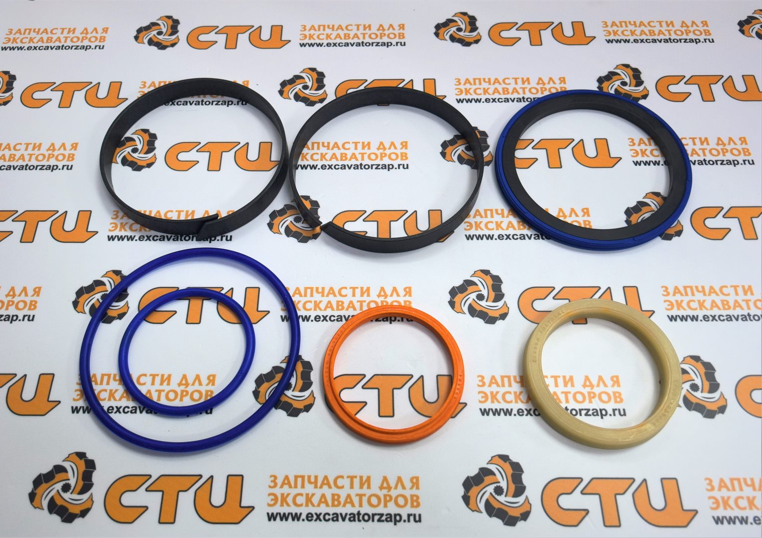 Ремкомплект гидроцилиндра подъема задней стрелы JCB 3CX, 4CX 991/00115 (65х120)