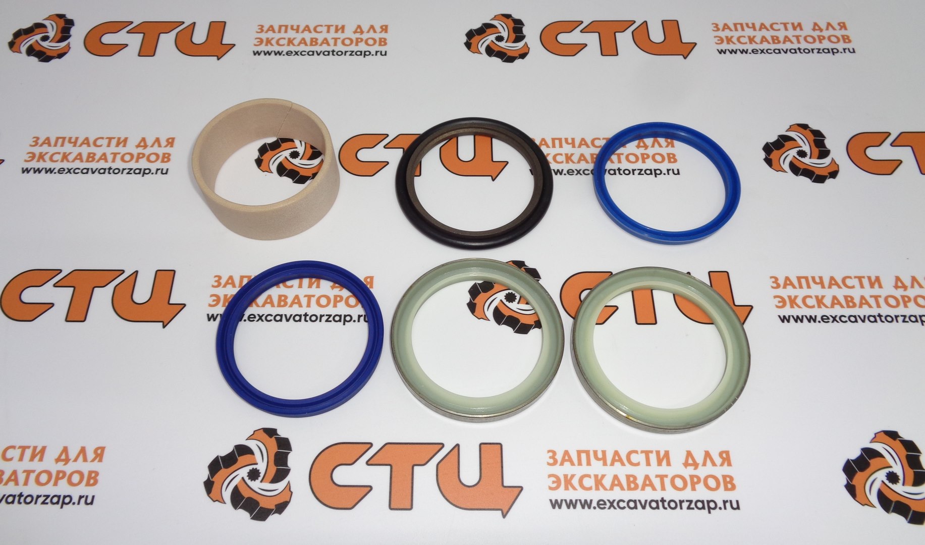 Ремкомплект AH149814 (AHC13278, AHC16683, аналог, Китай) штока гидроцилиндра стрелы, ковша экскаватора погрузчика  John Deere 315SK,325 J/K
