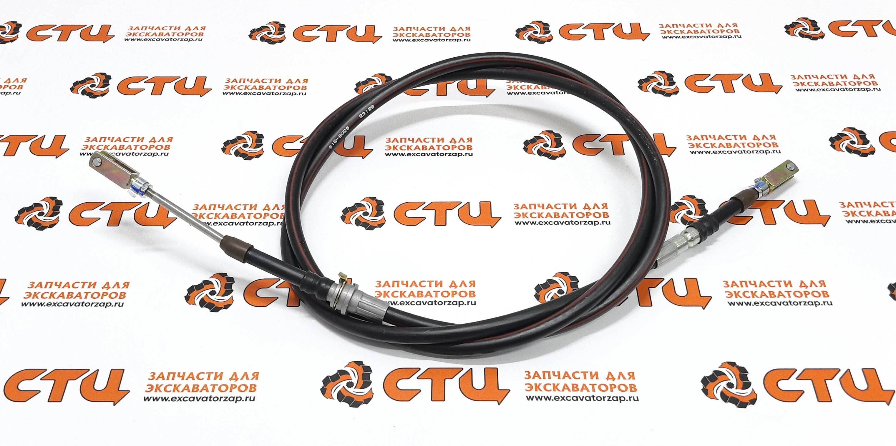 Трос газа 516-8025, 5168025 (от педали к ТНВД) экскаватора погрузчика CAT428, CAT428F2