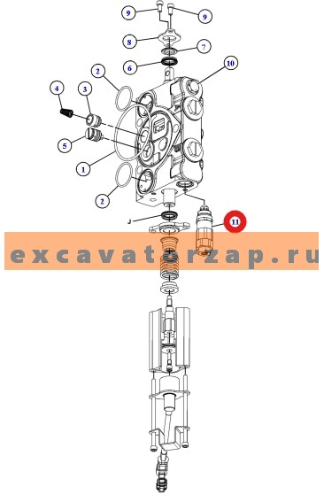 Запчасти для CAT 428/432/434/444