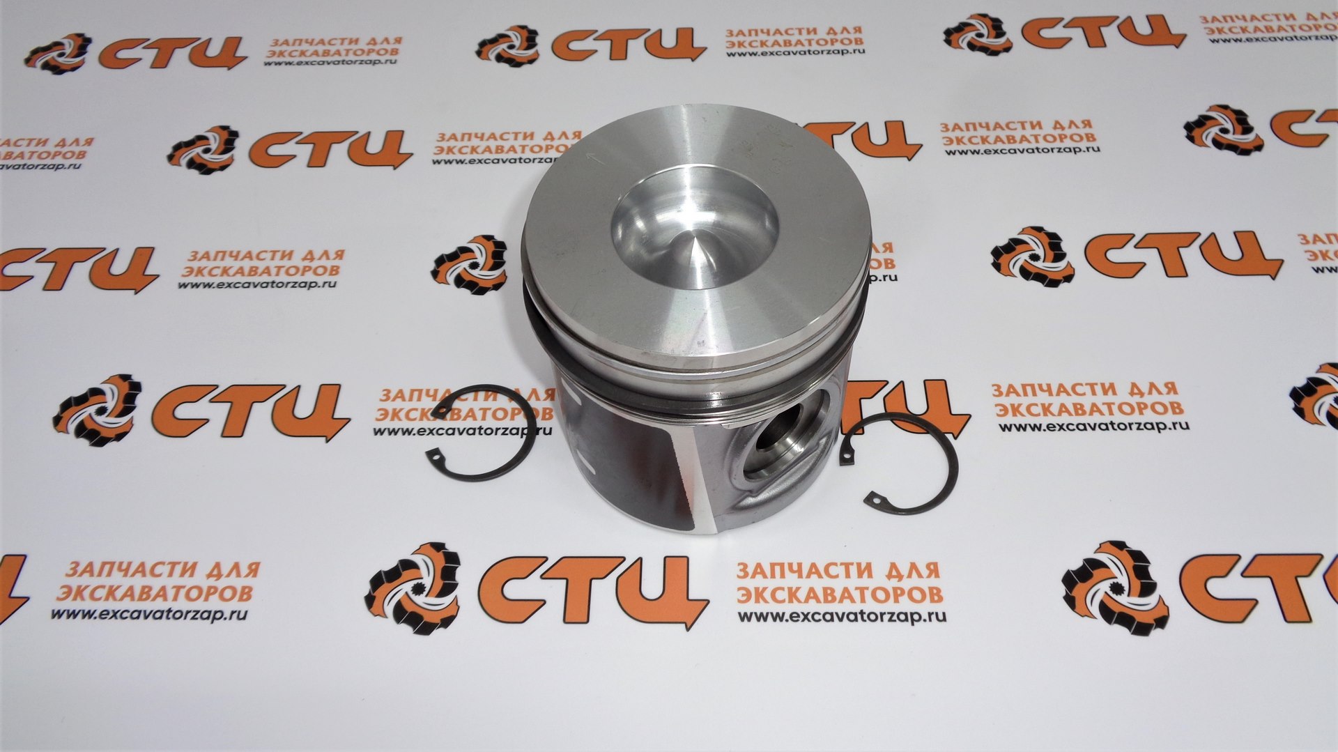 Поршень в сборе F01/81596-1, F0181596-1 (+0,5мм, первый ремонт) (аналог, Турция) двигателя экскаватора погрузчика HIDROMEK 102