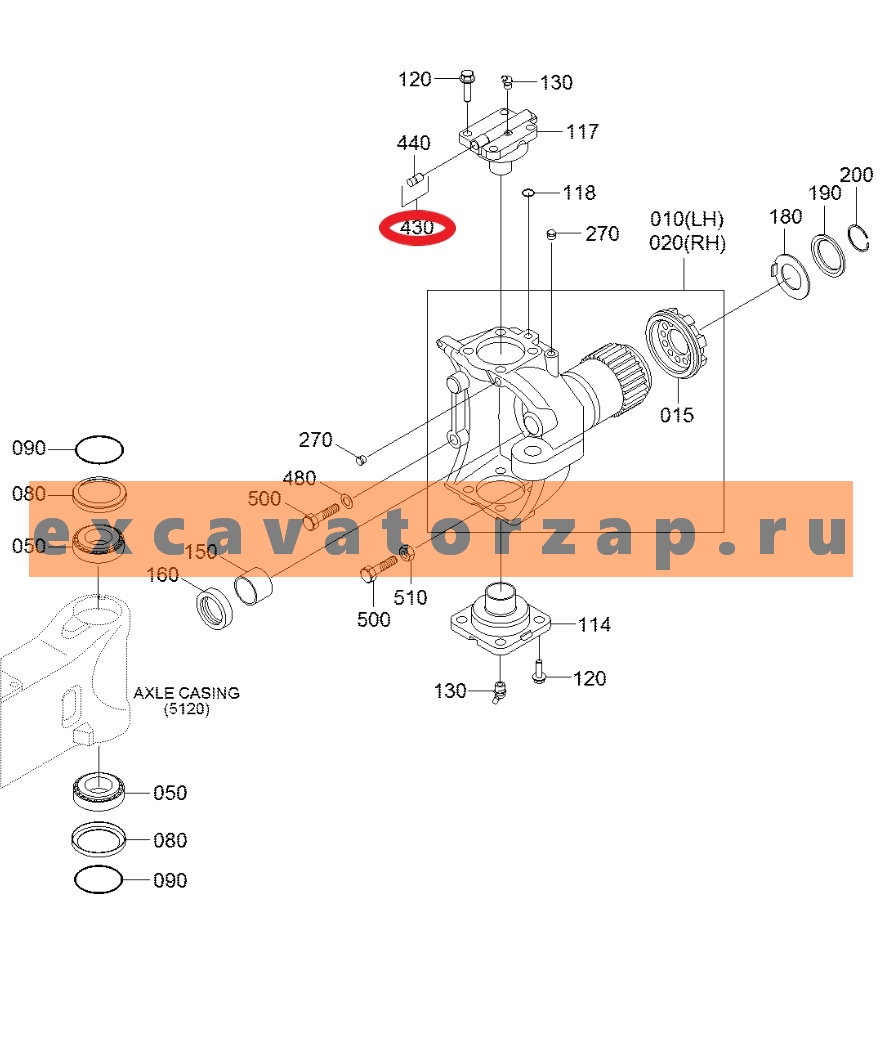 Сапун моста 1.420-00157 экскаватора Doosan DX140W, DX170W, DX190W, DX210W